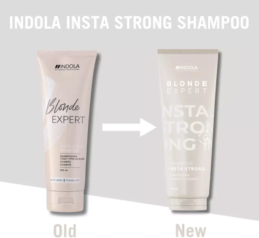 Indola Blonde Expert InstaStrong Shampoo - 250ml képe 1